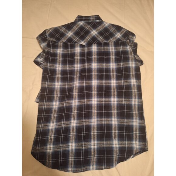 New Men’s ELY Cattleman Multiple Color Flannel Long Sleeve Pearl Snap XLT - Picture 6 of 6